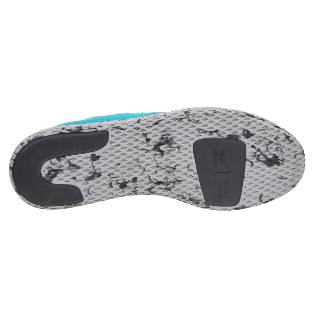 Adidas shoes - cq1872 - cq1872 - Teal-Frozen Yellow-Grey Marble 10