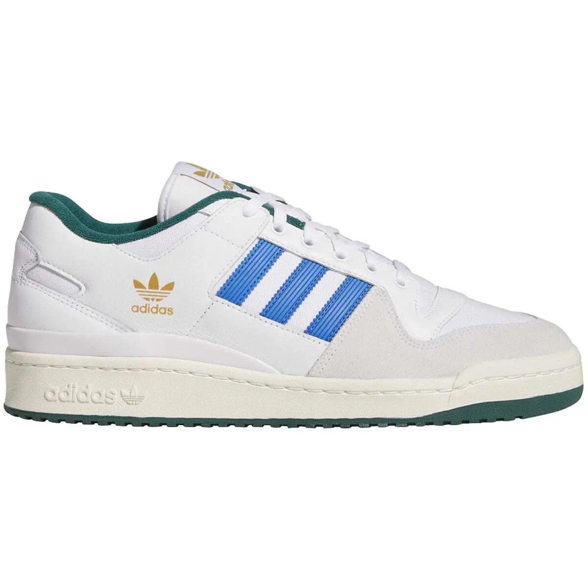 HP2345 Mens Adidas Forum 84 Low Adv - Ftwwht,Blubir,Cgreen