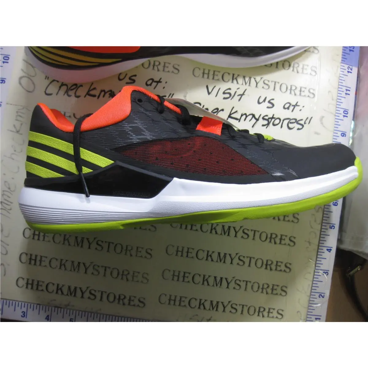 Adidas shoes - Multi-Color, S:: Black/Semi Solar Yellow/Solar Red 9