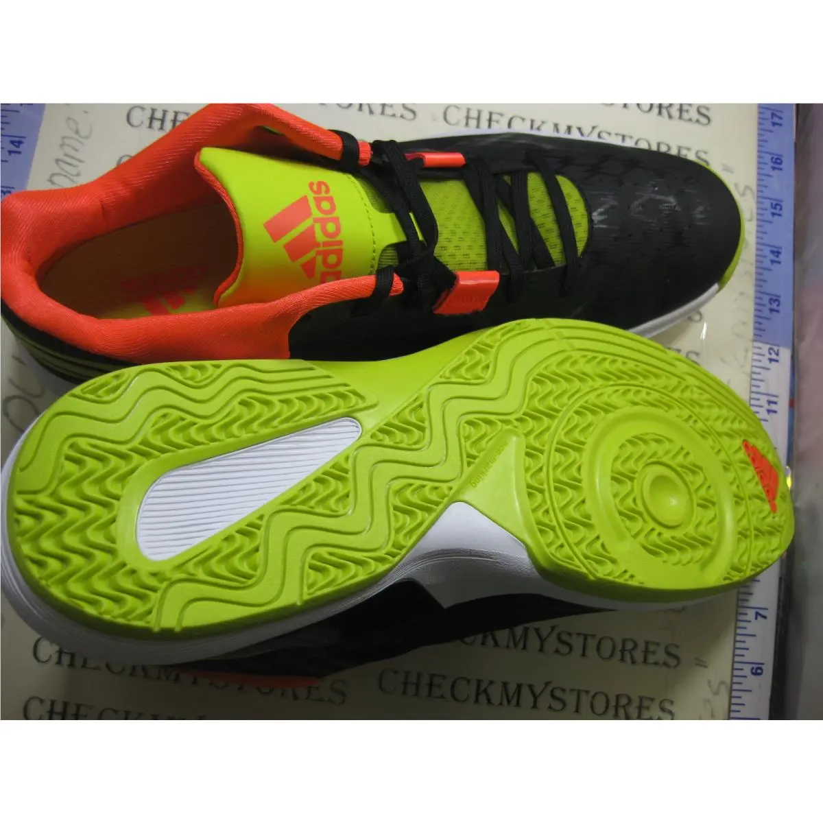 Adidas shoes - Multi-Color, S:: Black/Semi Solar Yellow/Solar Red 0