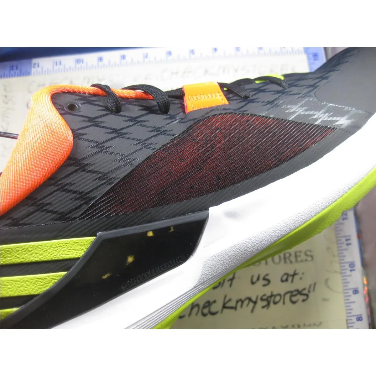 Adidas shoes - Multi-Color, S:: Black/Semi Solar Yellow/Solar Red 5