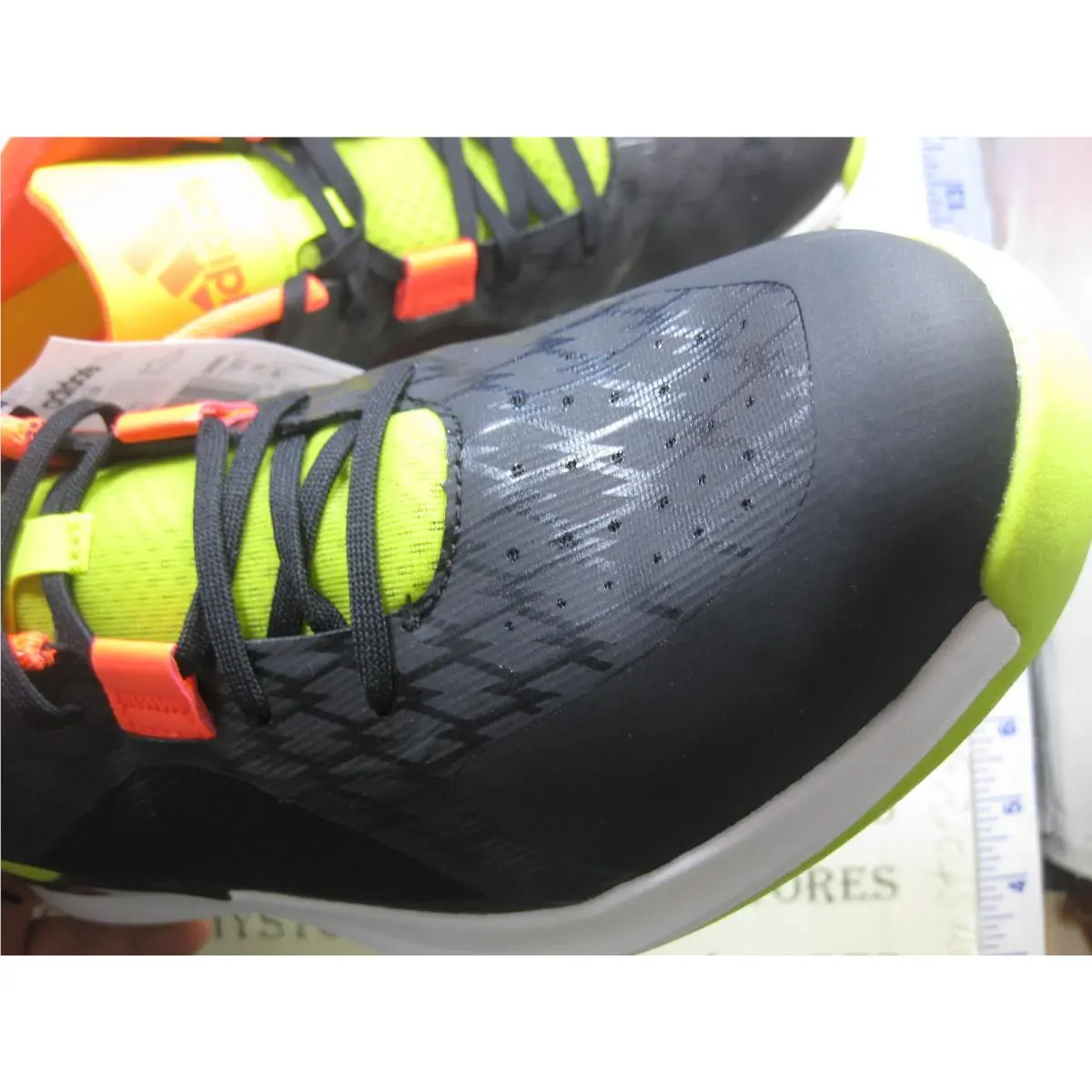 Adidas shoes - Multi-Color, S:: Black/Semi Solar Yellow/Solar Red 16