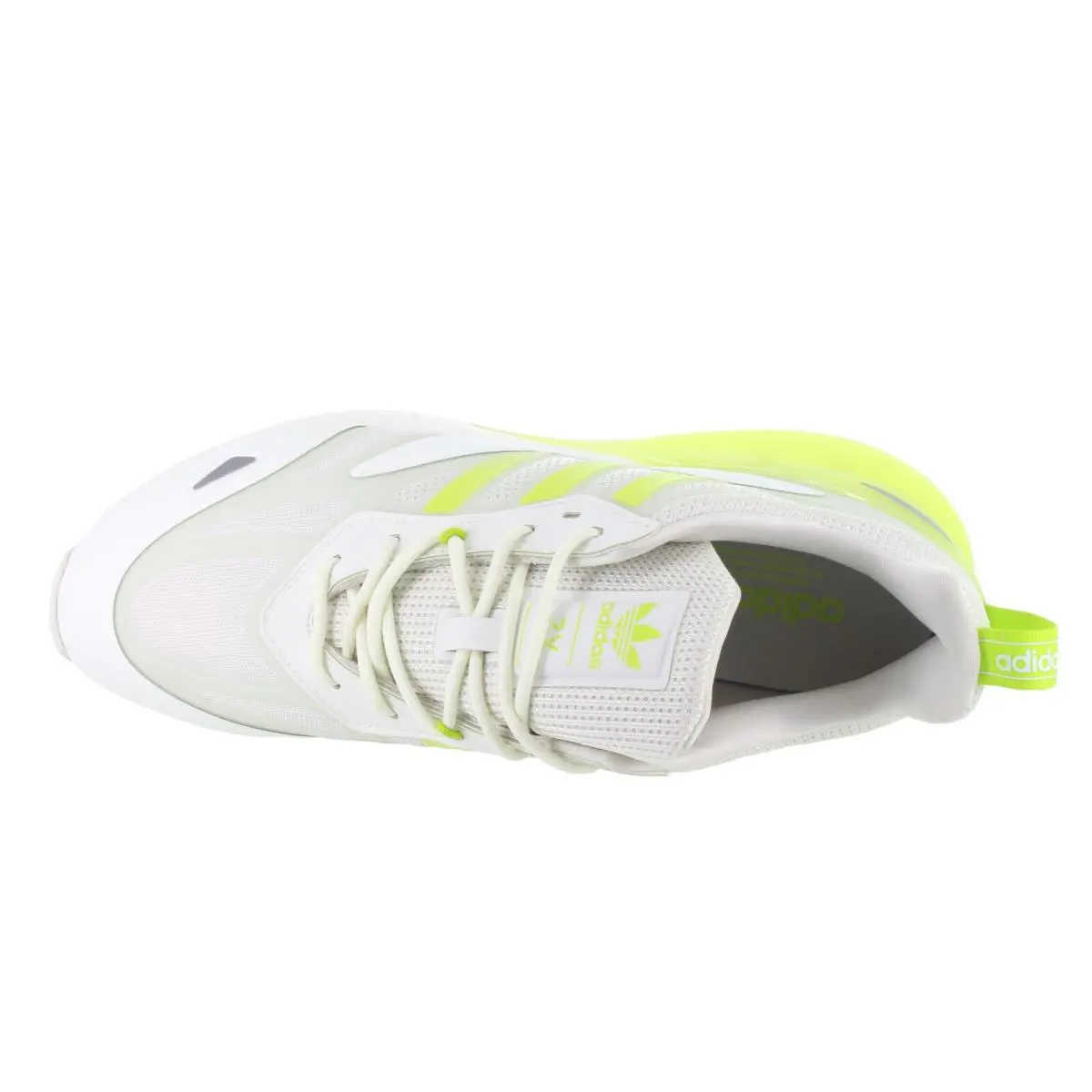 Adidas shoes - Adidas Originals ZX 2K Boost 2.0 - GZ7734 - White, Semi Solar Slime 5