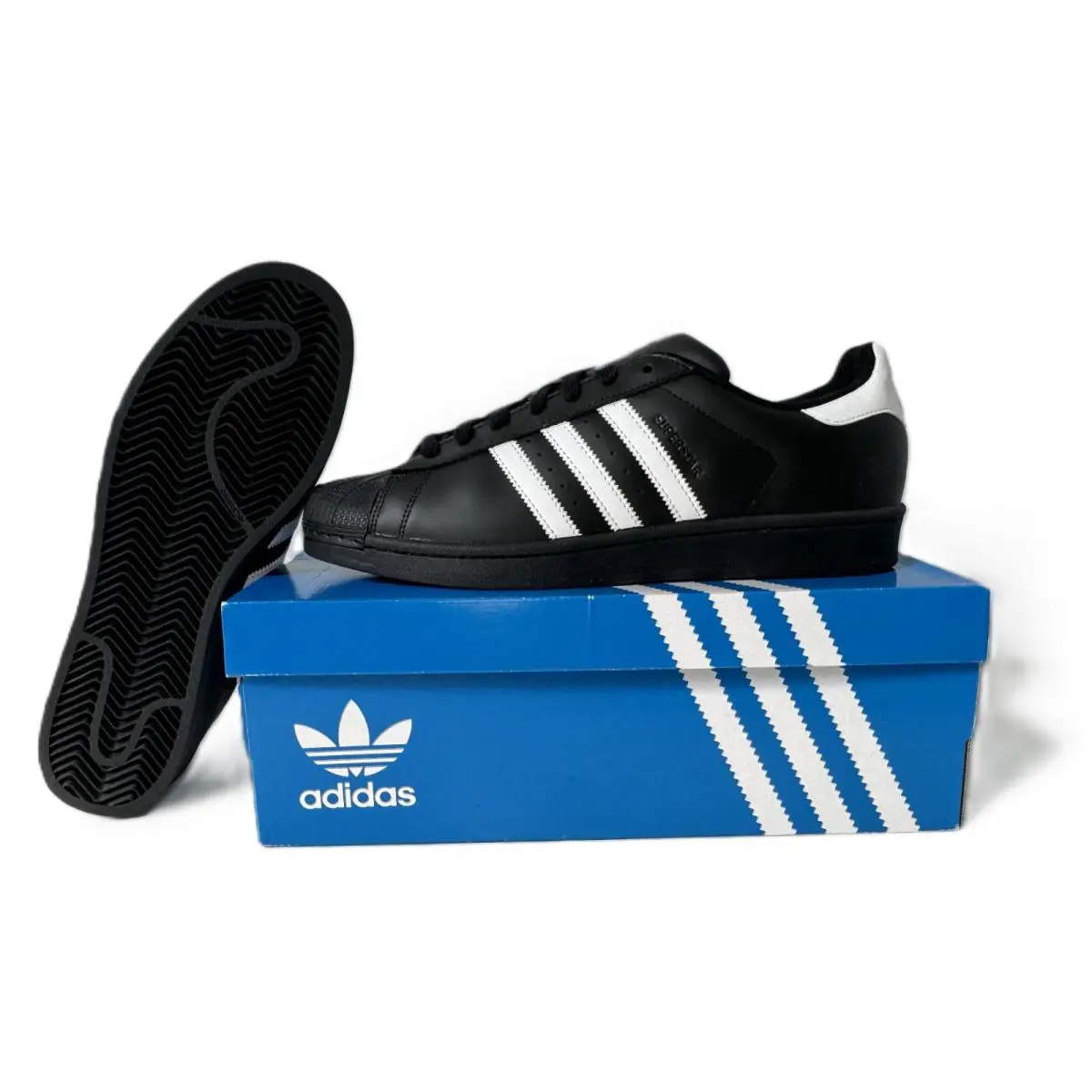 Adidas shoes - adidas Superstar Foundation - Superstar Foundation - B27140 - Black/White 8
