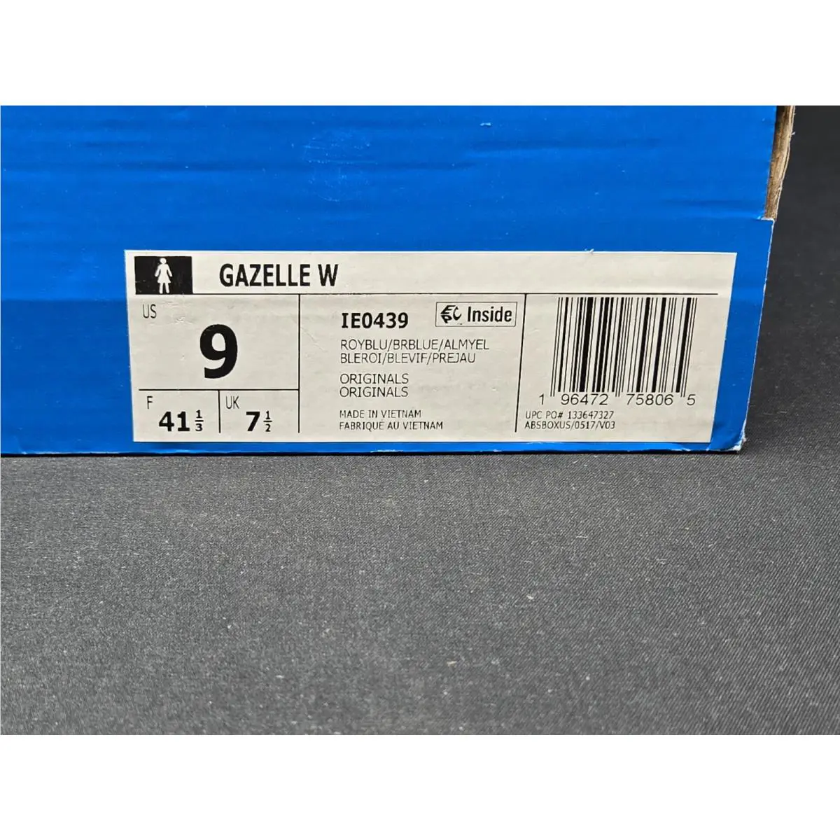 Adidas shoes - adidas Originals Gazelle - Originals Gazelle - IE0439 - Blue 9