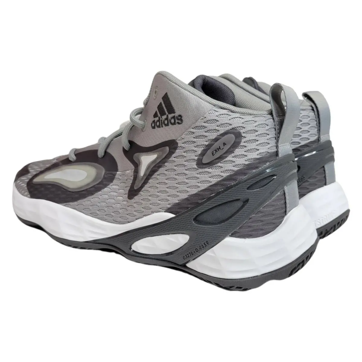 Adidas shoes - Adidas Exhibit A Mid - Exhibit Mid - H68703 - Gray 13