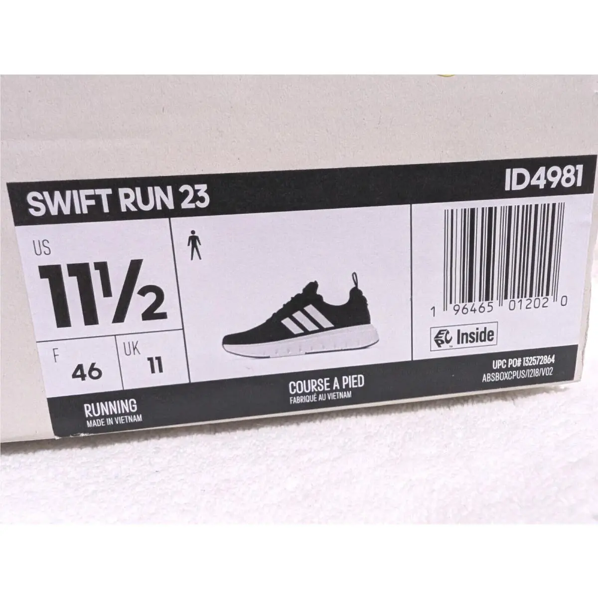 Adidas shoes - adidas Swift Run 23 - Swift Run - ID4981 - Black/White 6