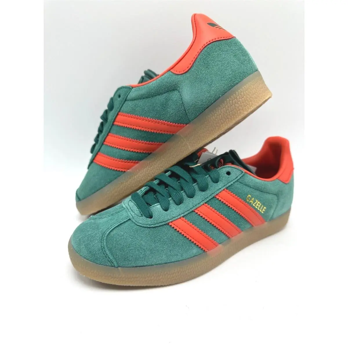 Adidas shoes - adidas Gazelle - Gazelle - IG6200 - COLLEGIATE GREEN/PRELOVED RED/GUM 9