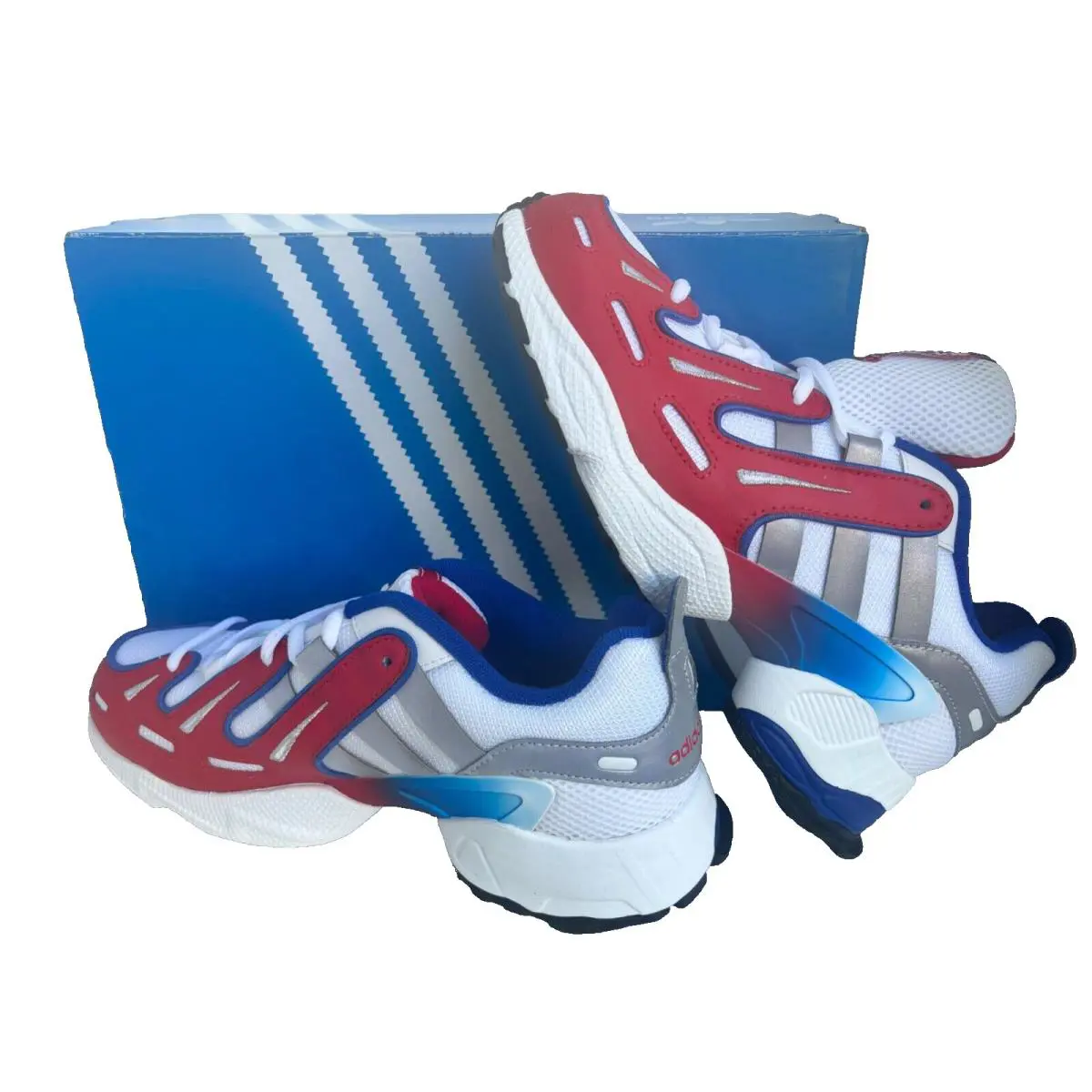 Adidas shoes - adidas EQT Gazelle - EQT Gazelle - ADIDAS EG6480 - CLOUD WHITE / SCARLET / COLLEGIATE ROYAL 6
