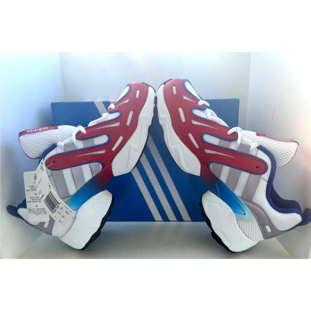 Adidas shoes - adidas EQT Gazelle - EQT Gazelle - ADIDAS EG6480 - CLOUD WHITE / SCARLET / COLLEGIATE ROYAL 3