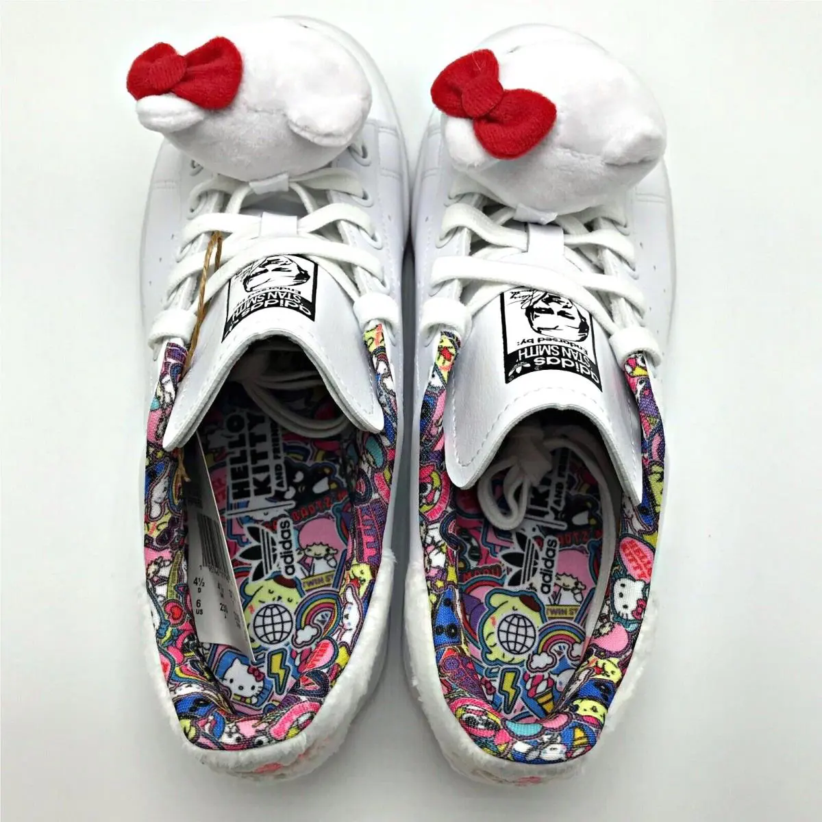 Adidas shoes - adidas Stan Smith - Stan Smith - HP9656 - CLOUD WHITE/CORE BLACK/LIGHT FLASH RED 5