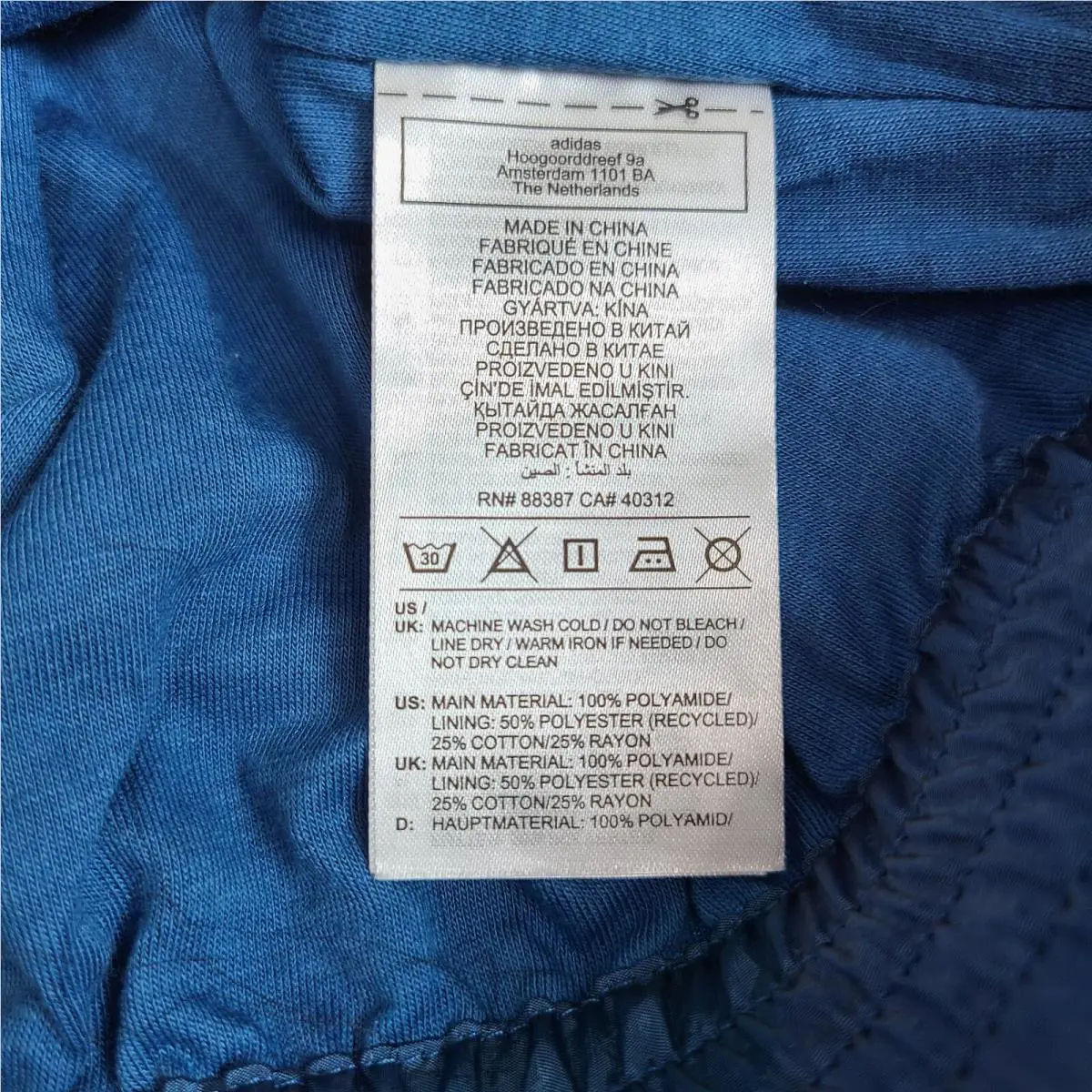 Adidas clothing - Blue 13