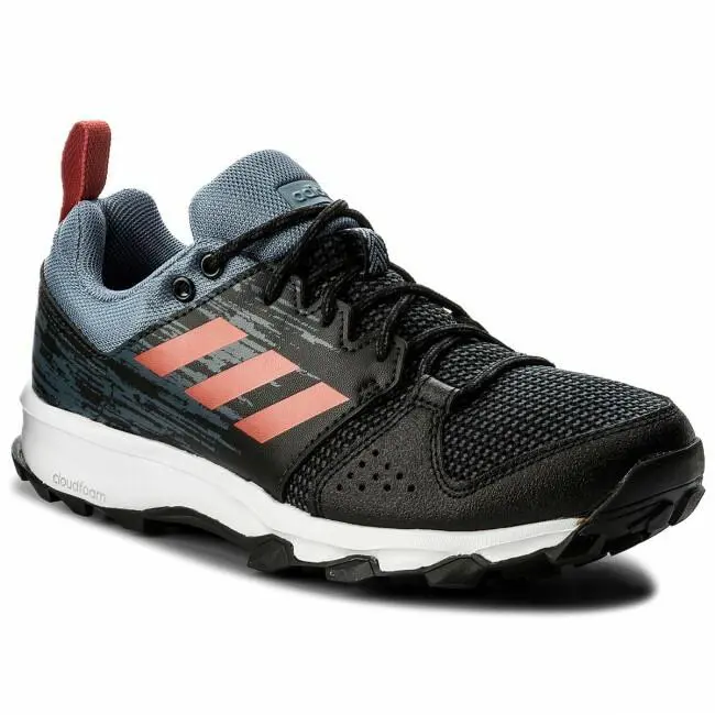 Adidas Women`s Galaxy Trail Athletic Fashion Sneakers CG3981 - Black