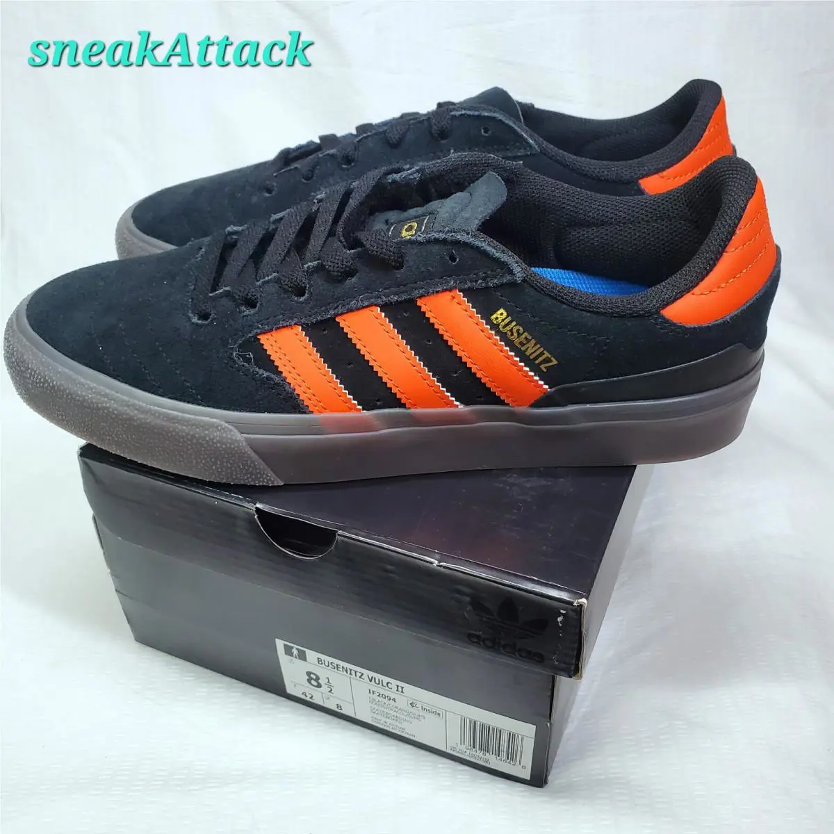 Adidas shoes - adidas Busenitz Vulc - Busenitz Vulc - IF2094 - Black 8