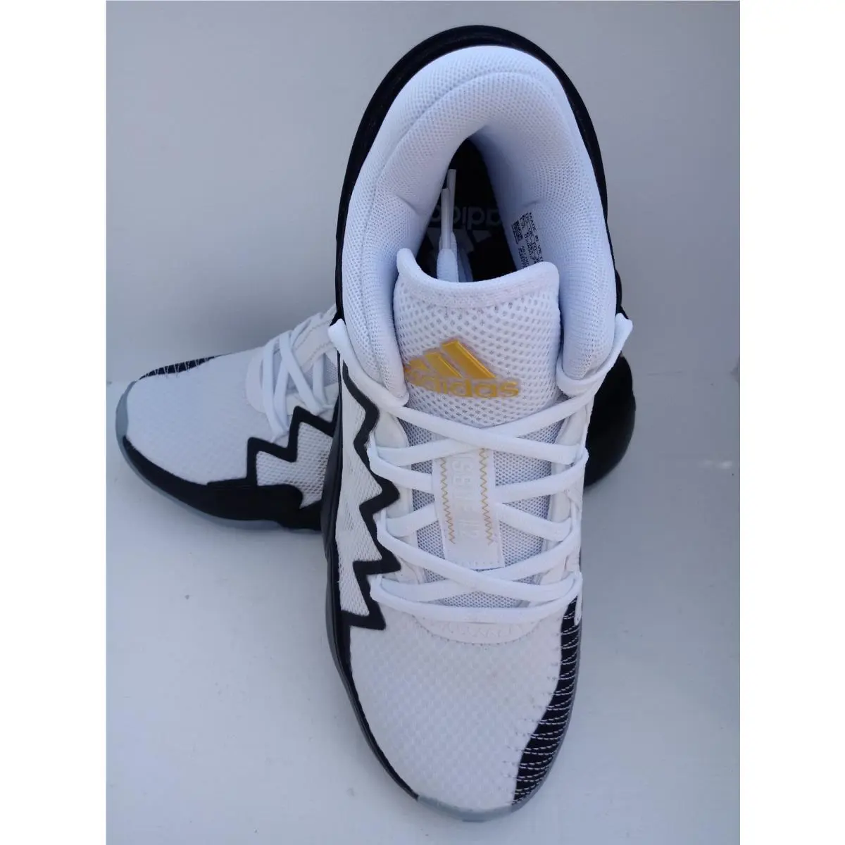 Adidas shoes - D.O.N. ISSUE 2 - ISSUE - FU7384 - WHITE/BLACK-GOLD 20