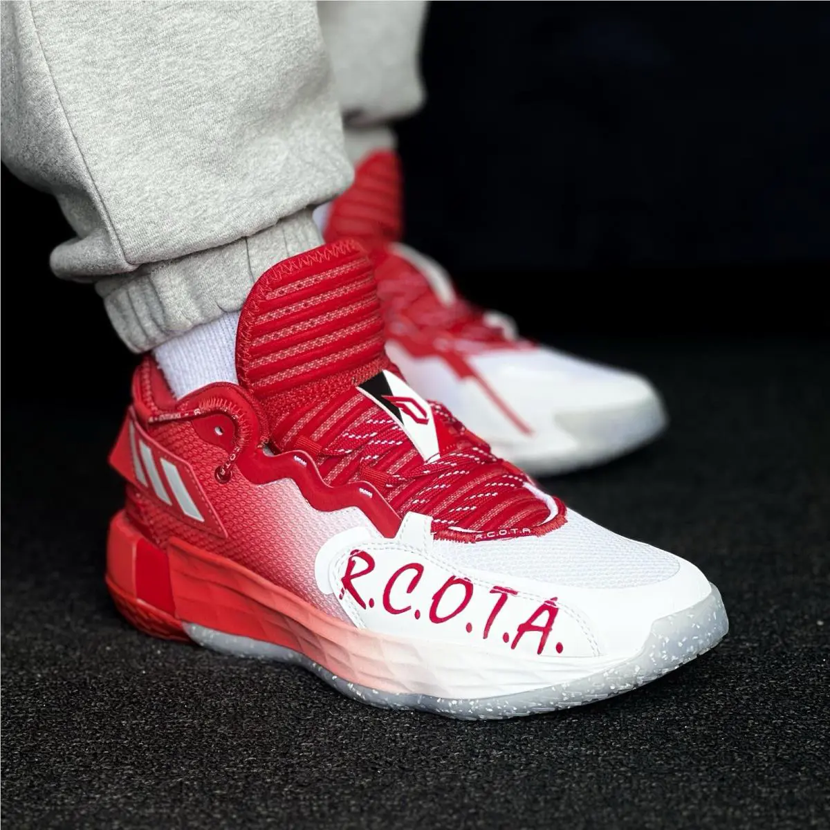 Adidas shoes - adidas Dame 7 - Dame - Red 3