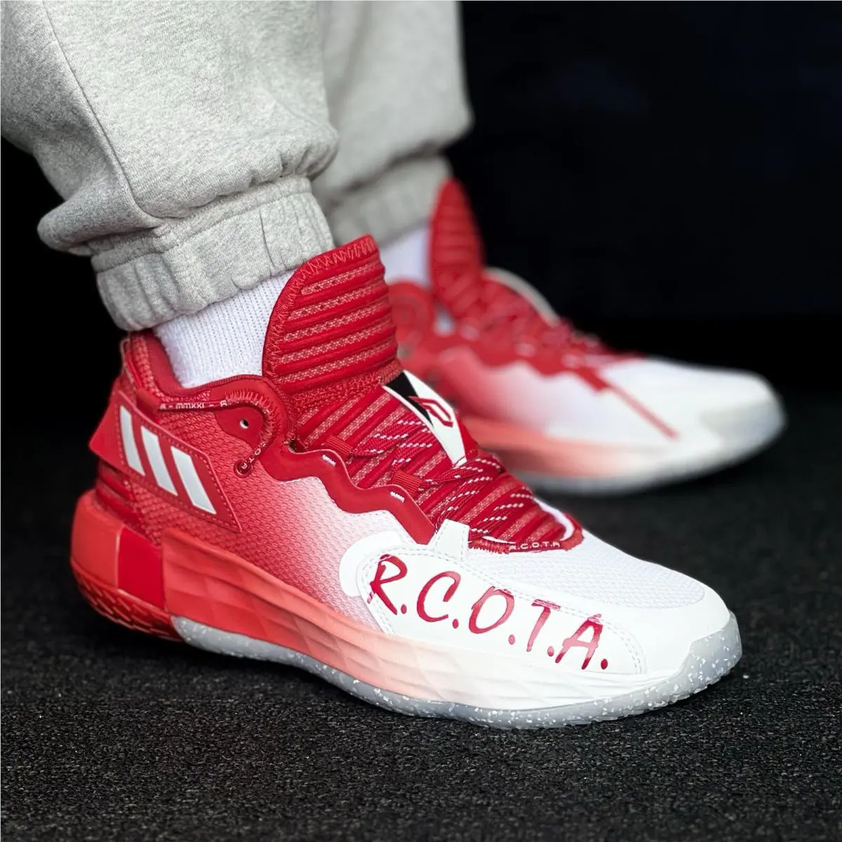 Adidas shoes - adidas Dame 7 - Dame - Red 9