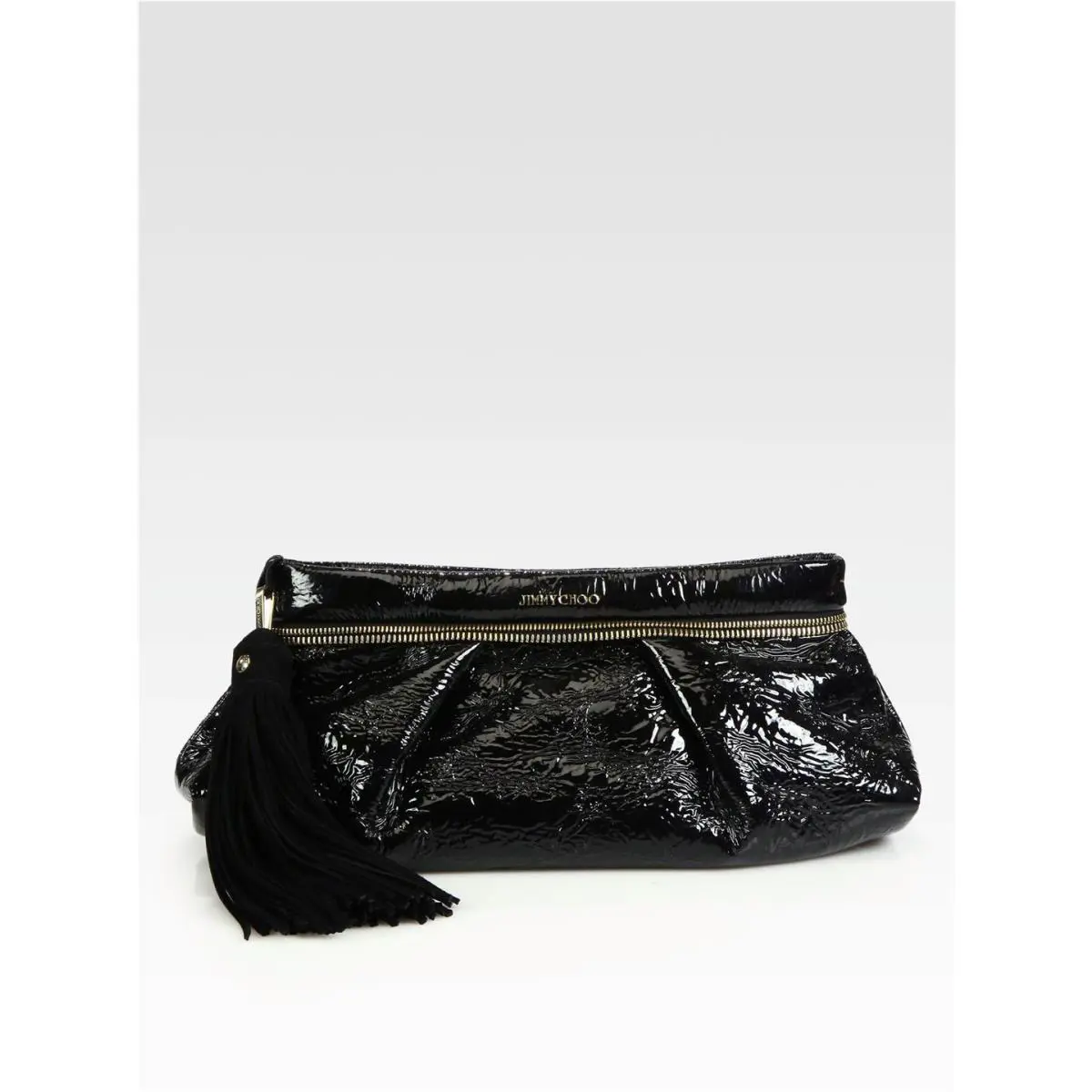Jimmy Choo Lulu Crush Patent Leather Clutch