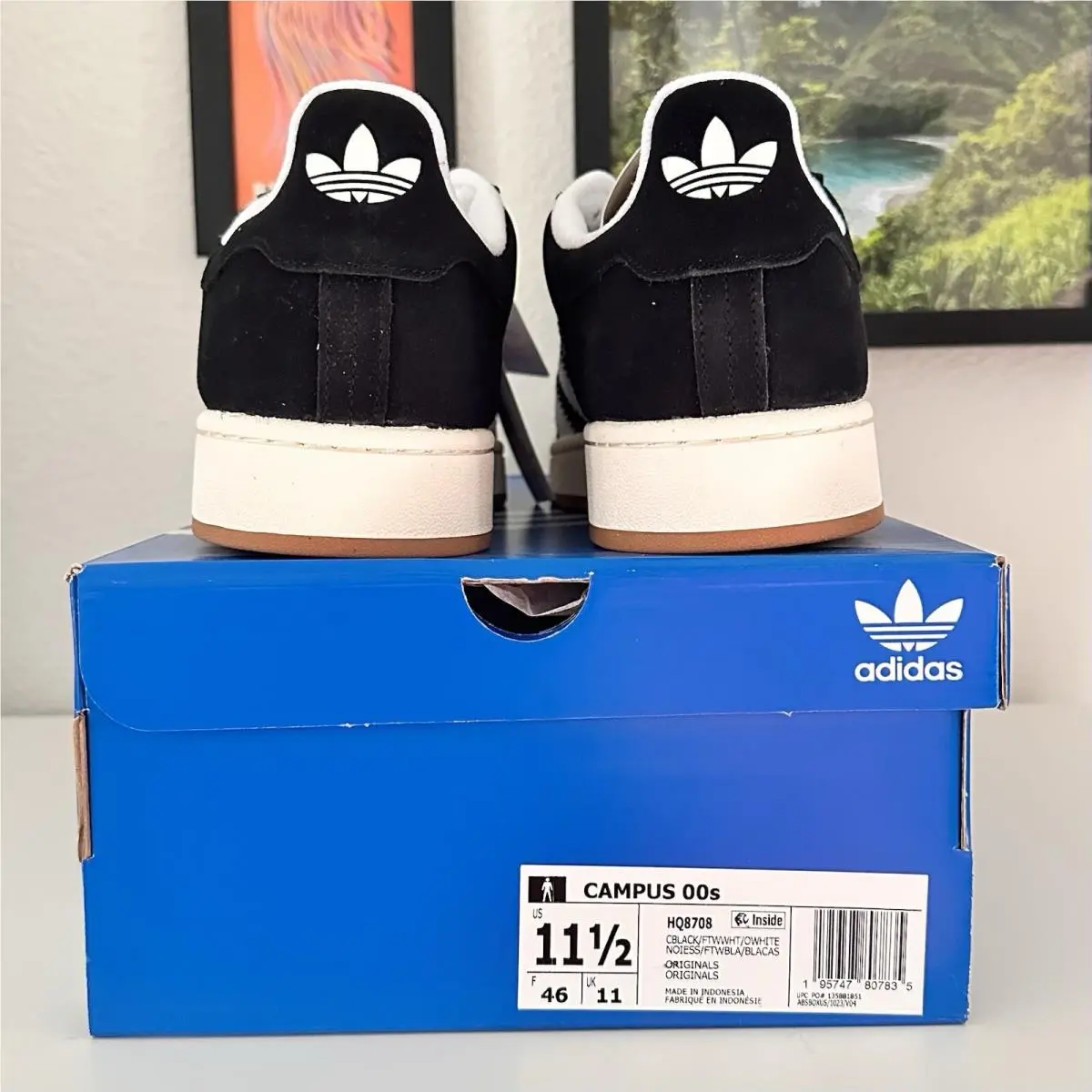 Adidas shoes - adidas Campus - Campus - HQ8708 - Black 2