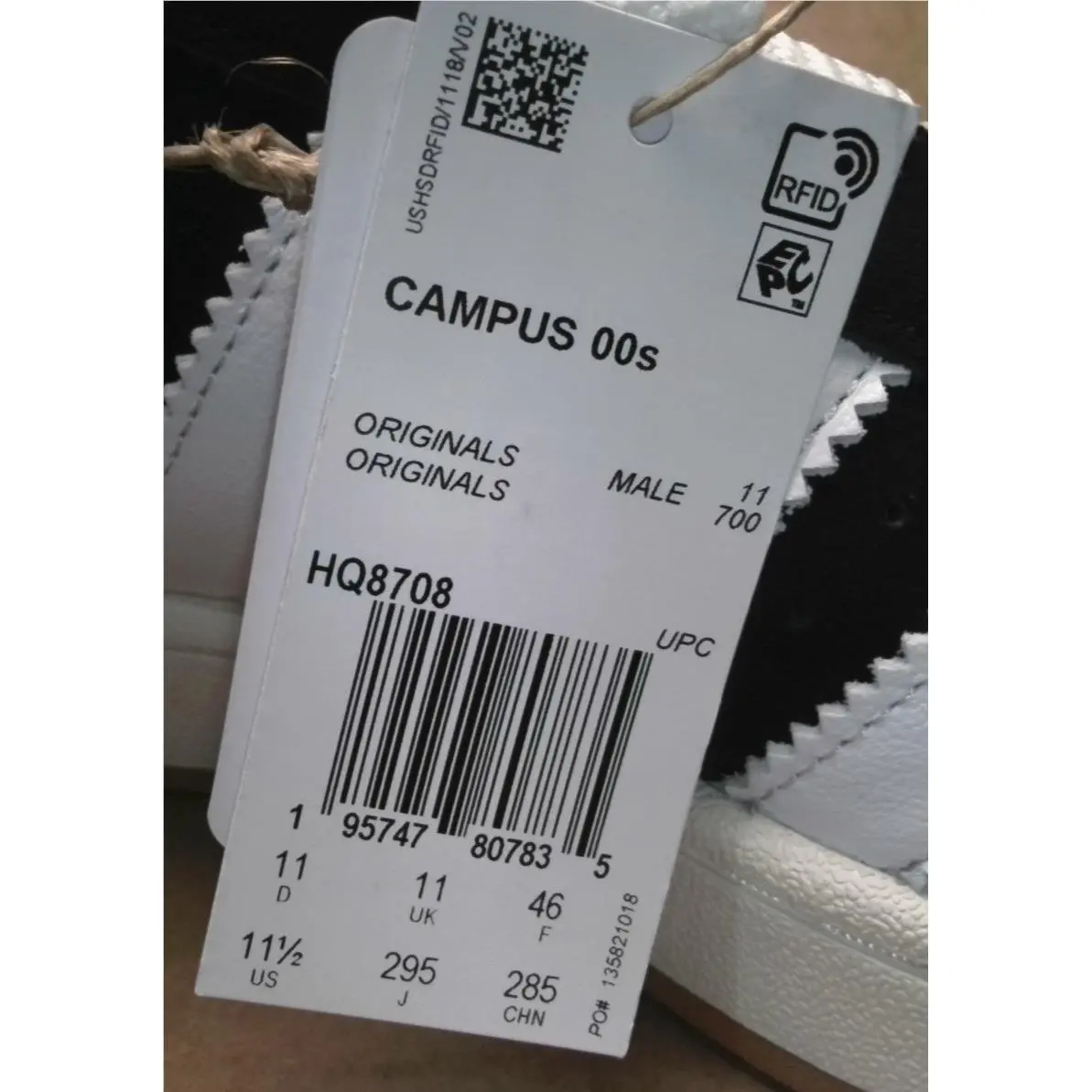 Adidas shoes - adidas Campus - Campus - HQ8708 - Black 4