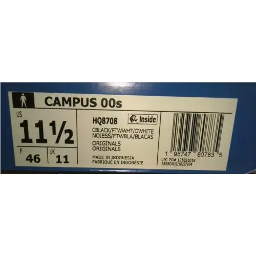 Adidas shoes - adidas Campus - Campus - HQ8708 - Black 5