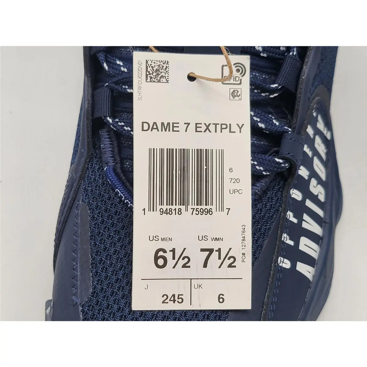 Adidas shoes - Dame 7 EXPTLY - Dame EXPTLY - H68988 - Blue 6