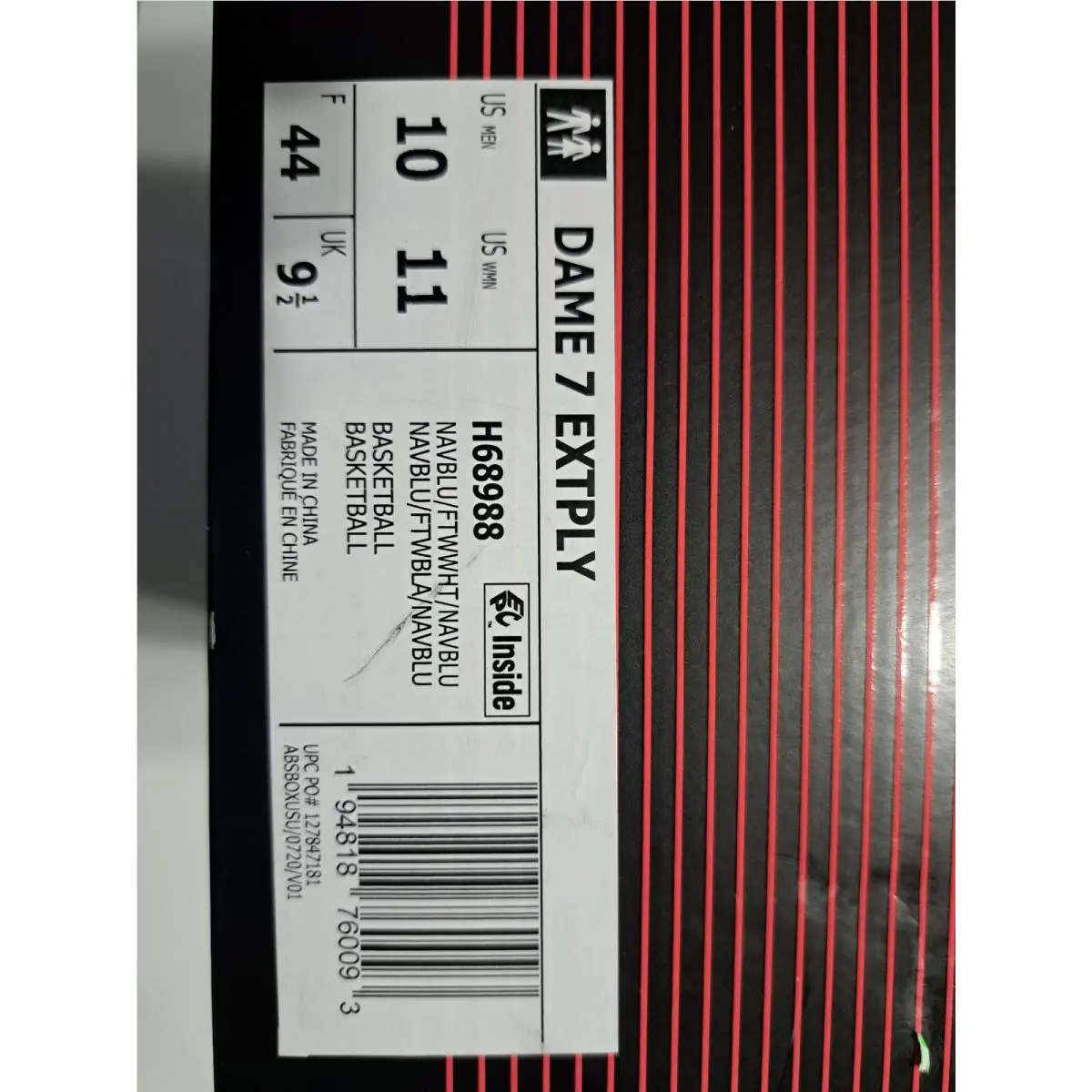 Adidas shoes - adidas Dame 7 - Dame - H68988 - Blue 2