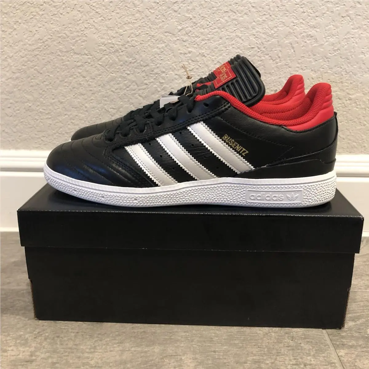 Adidas shoes - adidas Busenitz - Busenitz - IF4620 - Core Black / Zero Metalic / Better Scarlet 1