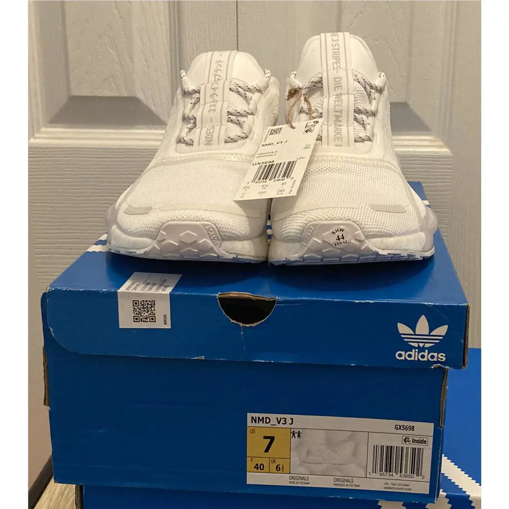 Adidas shoes - adidas NMD R1 - NMD - GX5698 - Triple White 0