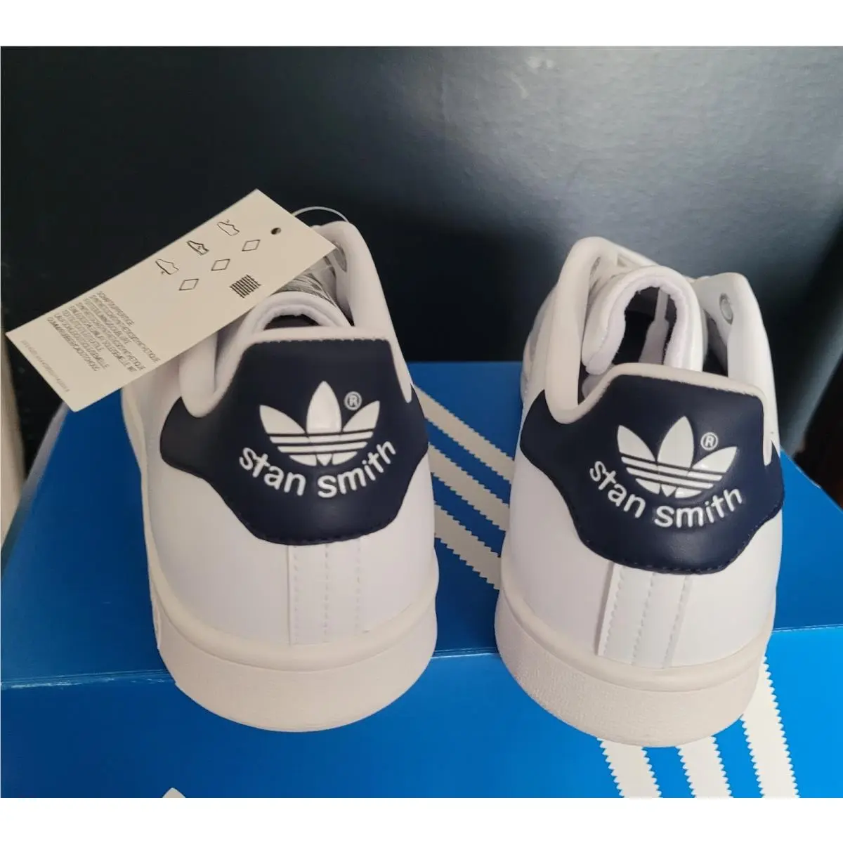Adidas shoes - Q47224 - Q47224 - Cloud White / Collegiate Navy / Cloud White (UPC: 194817794600) 4