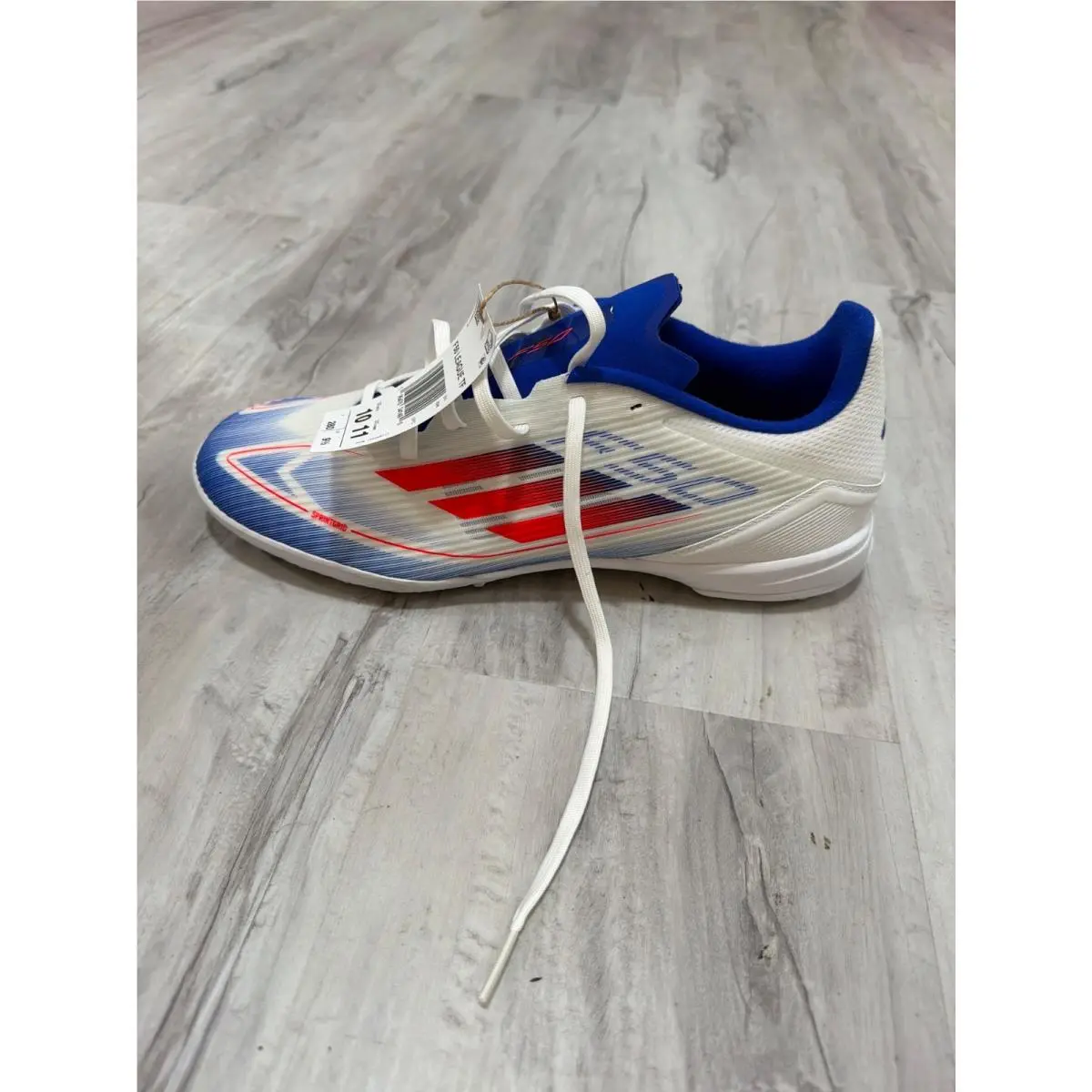 Adidas shoes - F50 LEAGUE TF - LEAGUE - IF1343 - Footwear White/Solar Red/Lucid Blue (UPC: 196478608487) 0
