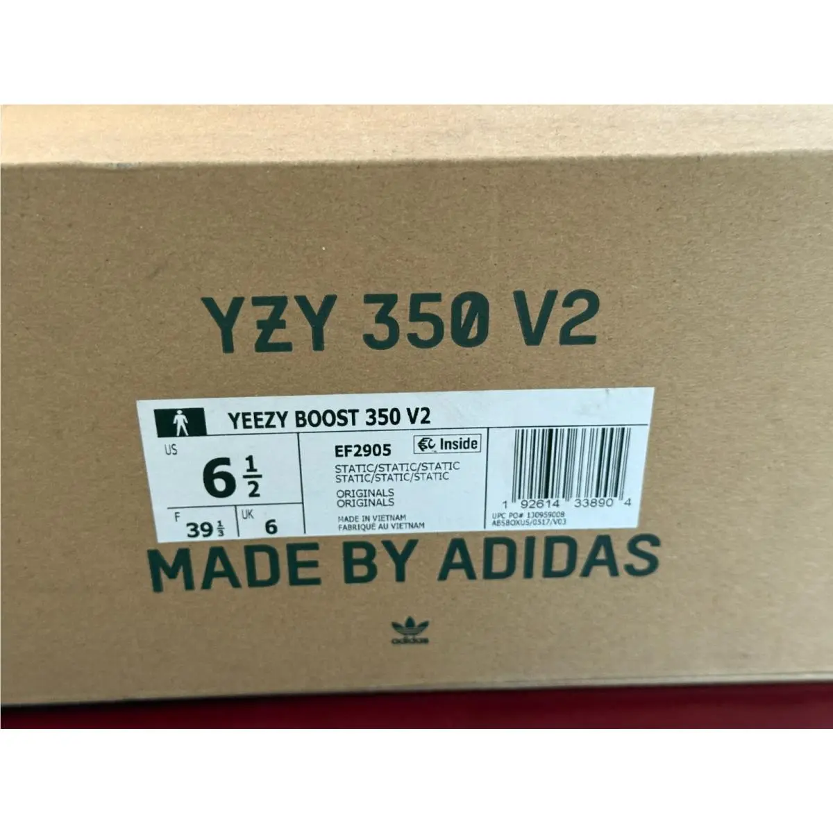 Adidas shoes - adidas Yeezy Boost 350 V2 - EF2905 - Gray (UPC: 0192614338904) 6