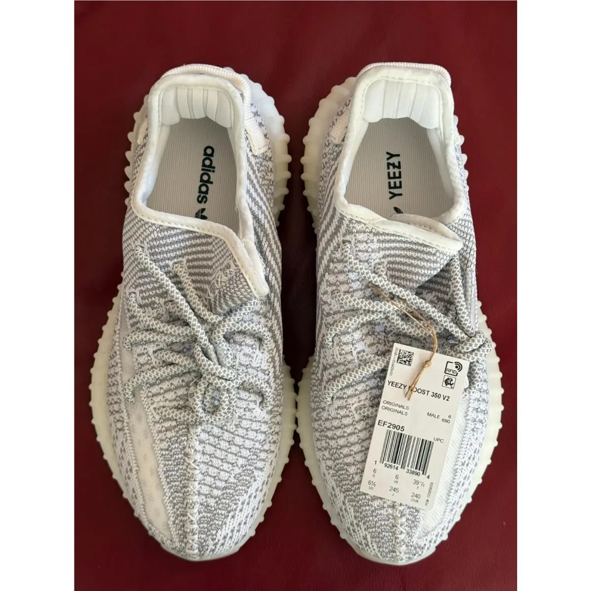 Adidas shoes - adidas Yeezy Boost 350 V2 - EF2905 - Gray (UPC: 0192614338904) 7