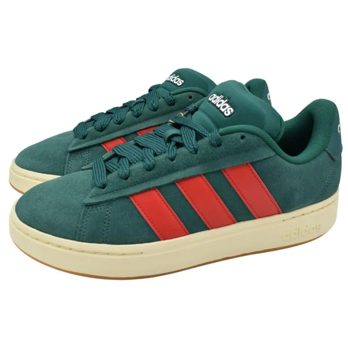 Adidas Grand Court Alpha 00S Men Size 9.5 Green Sneakers Casual Shoes JI1713