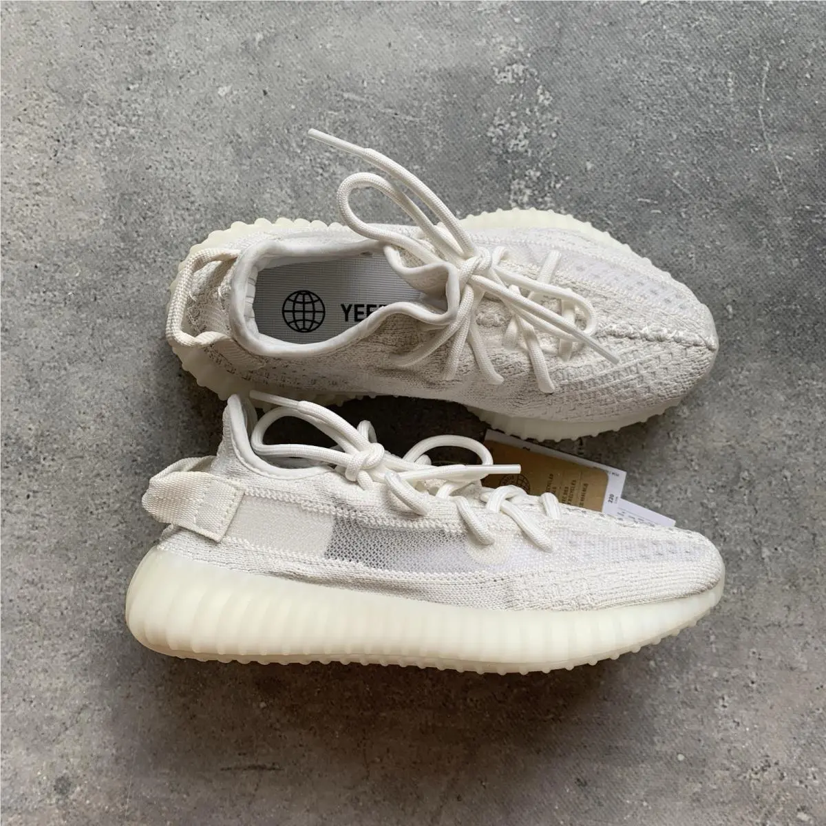 Yeezy 350 V2 Bone Sneakers Boost Size US 5 UK 3 1/2 EU 36 by Adidas