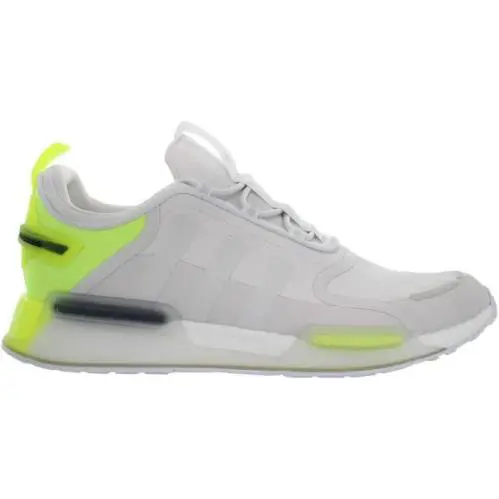 Adidas Nmd R1 V3 Casual Shoes White / Grey / Yellow Sz 8 GY7356 - White