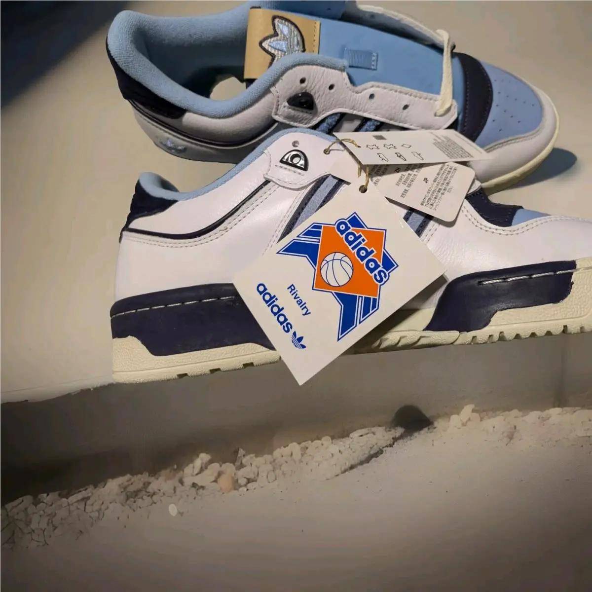 Adidas shoes - adidas Rivalry Low 86 - Rivalry Low - FZ6334 - Footwear White/Clear Blue/Shadow Navy 2