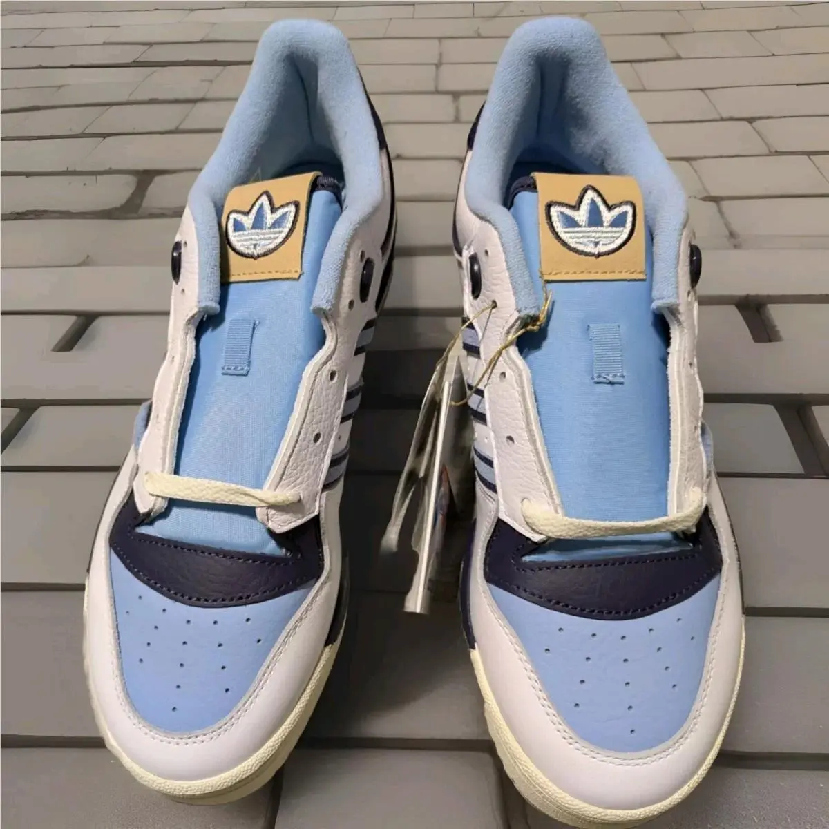 Adidas shoes - adidas Rivalry Low 86 - Rivalry Low - FZ6334 - Footwear White/Clear Blue/Shadow Navy 3