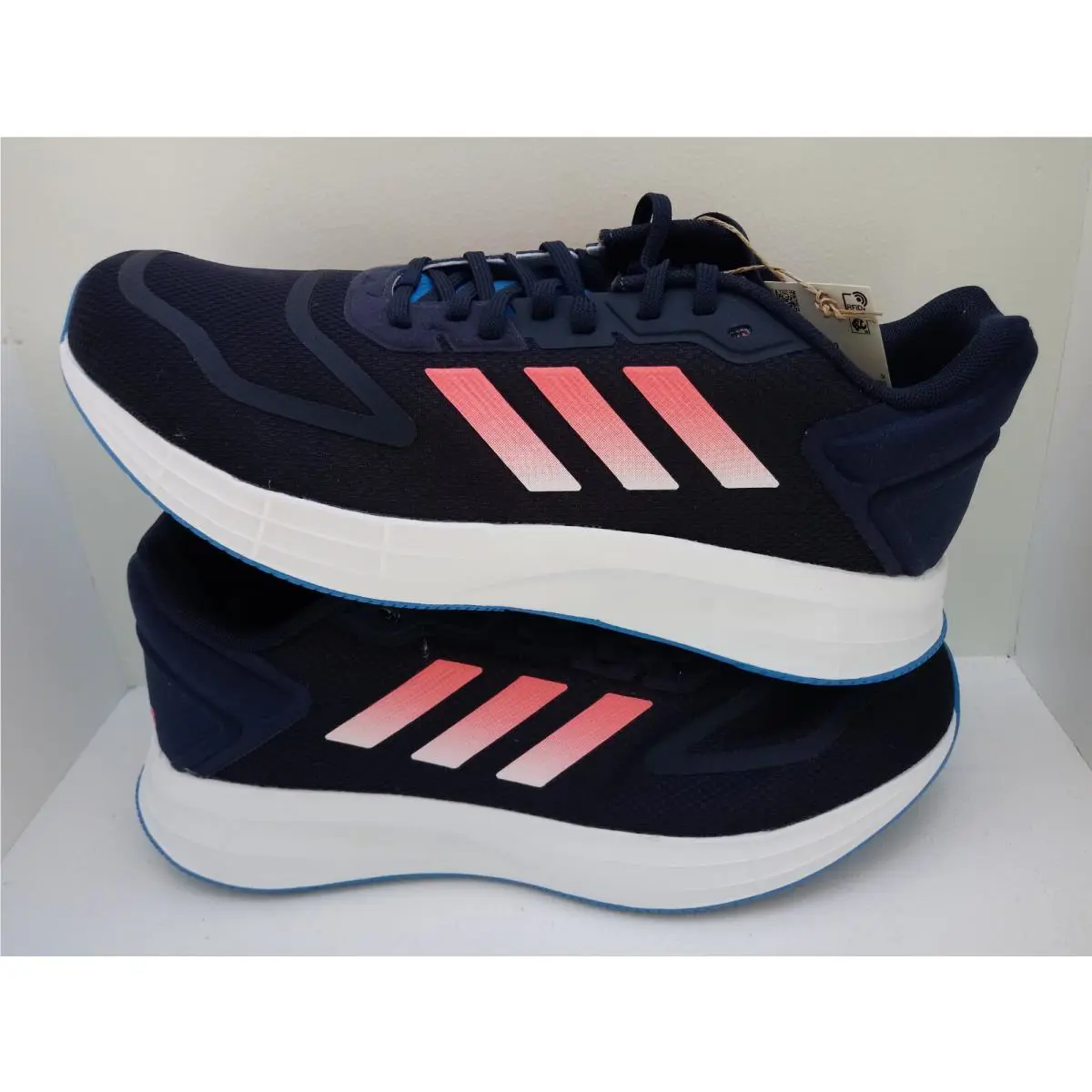 Adidas Duramo 10 Black/ White Running Shoes Men`s Size: 11