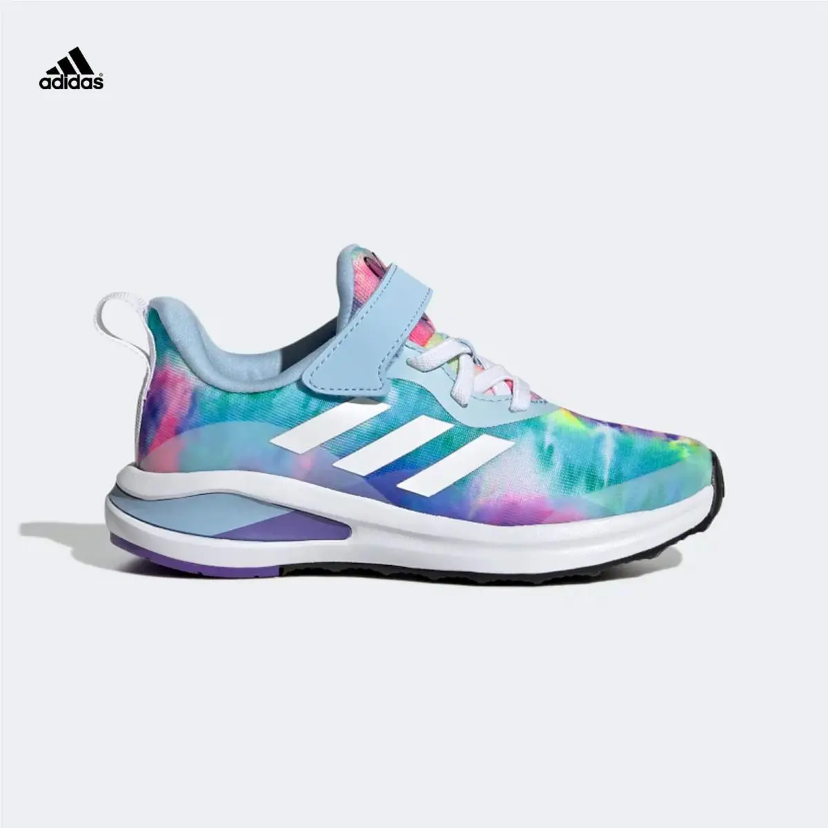Adidas shoes - adidas x Disney Fortarun Shoes Daisy - GY8569 - Clear Sky / Cloud White / Purple Rush (UPC: 195733972899) 1