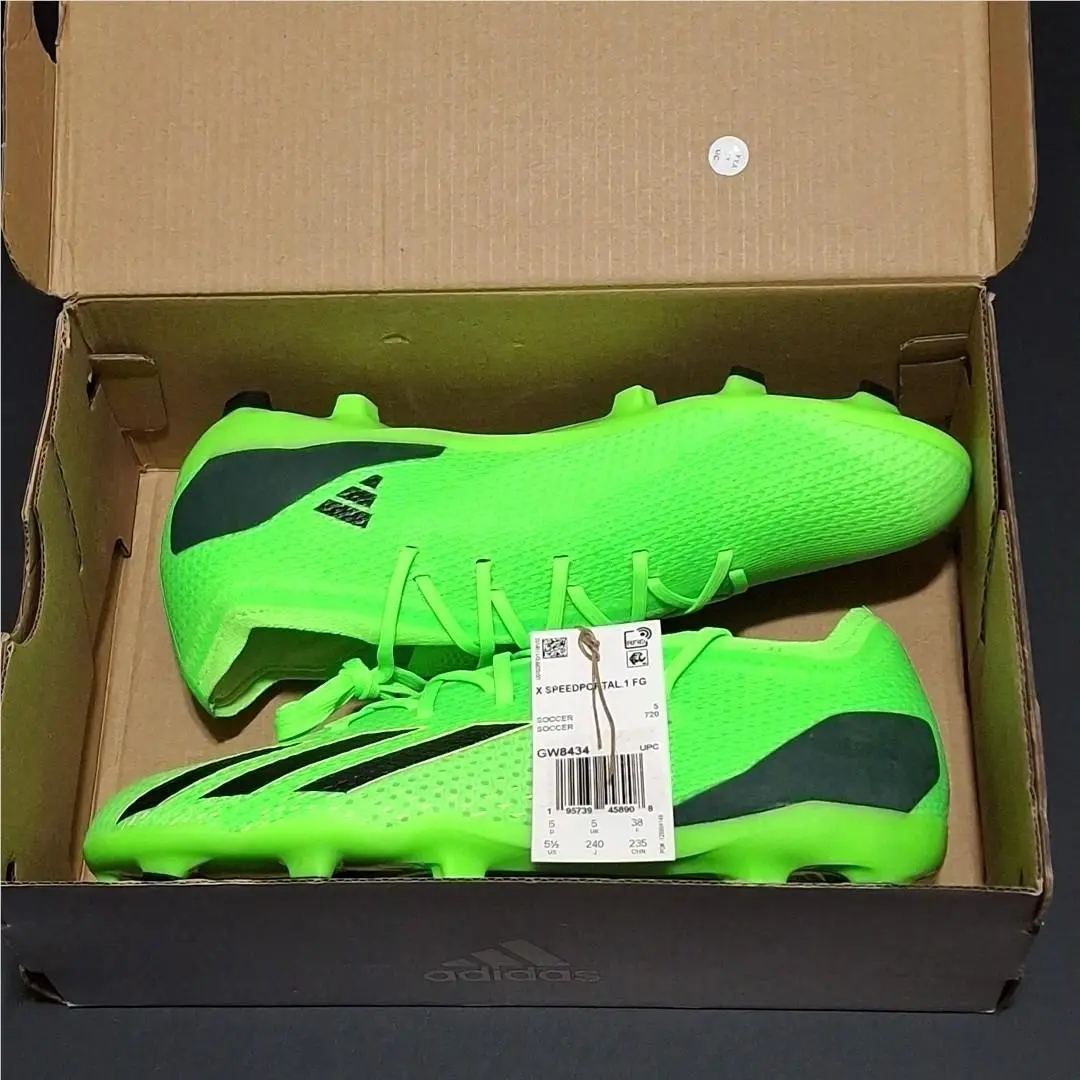 Adidas shoes - adidas X Speedportal.1 - GW8434 - Solar Green/Core Black/Solar Yellow, Main: Green 0