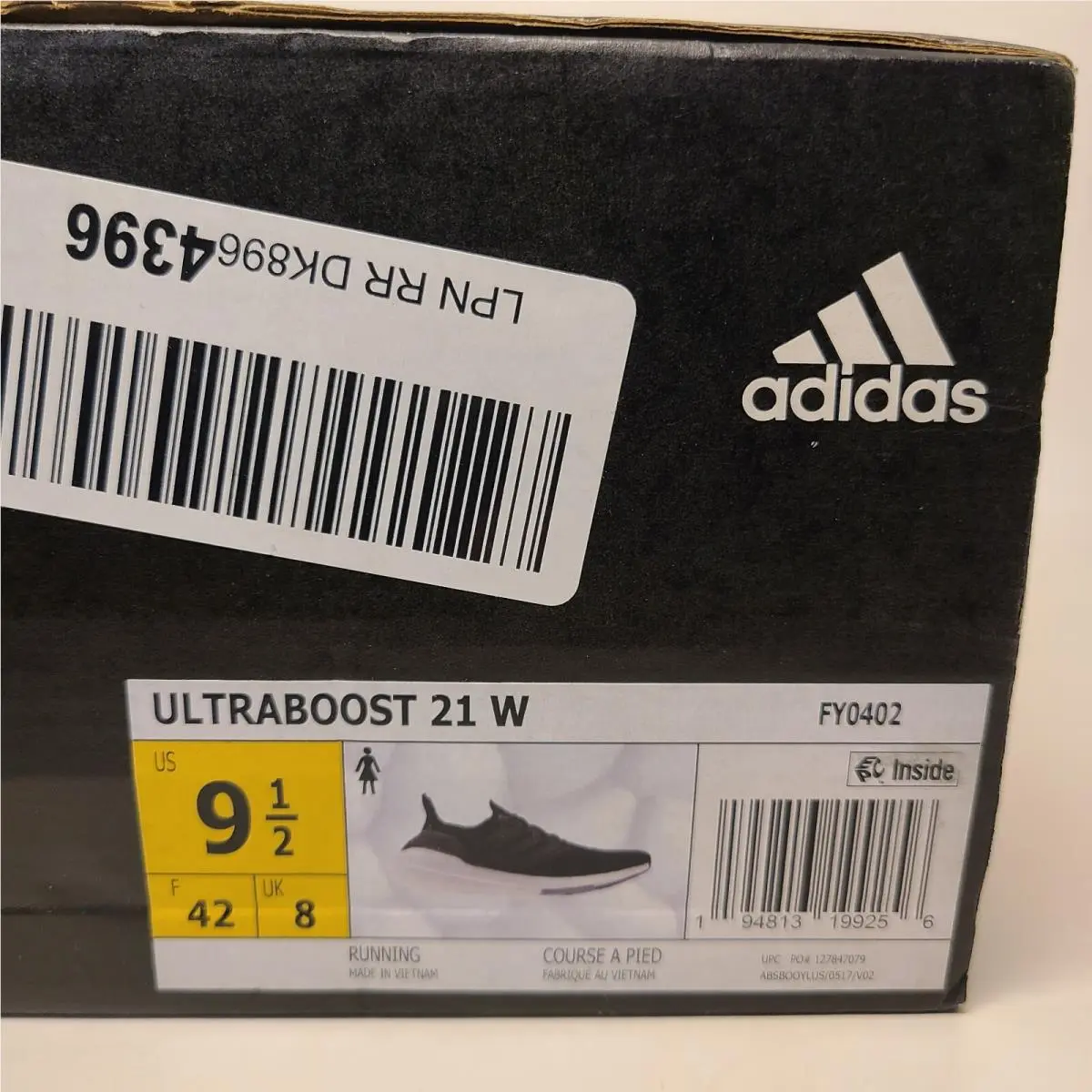 Adidas shoes - Adidas Ultraboost 21 FY0402 - Ultraboost - FY0402 - Black/White (UPC: 194813199256) 11