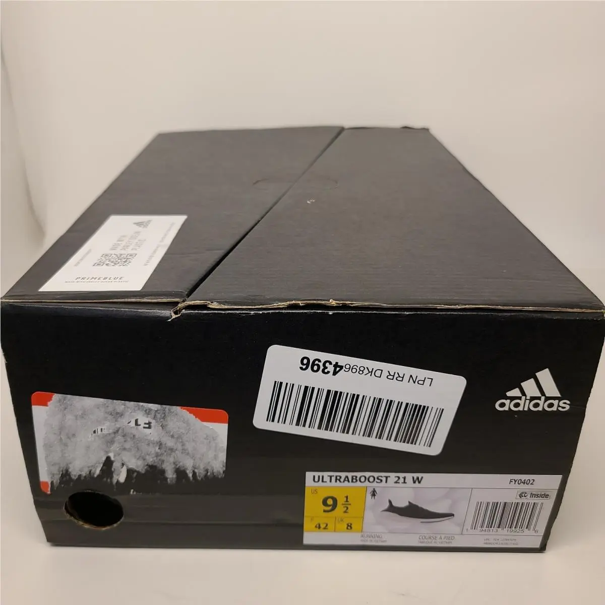 Adidas shoes - Adidas Ultraboost 21 FY0402 - Ultraboost - FY0402 - Black/White (UPC: 194813199256) 12
