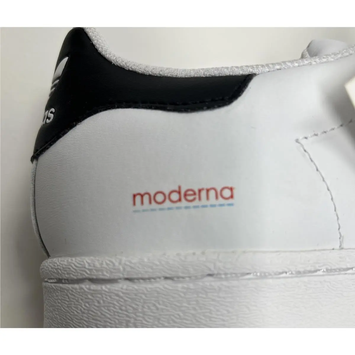 Adidas Superstars Moderna Covid 19 Vaccine Promo Rare Women`s Sneakers Size: 10