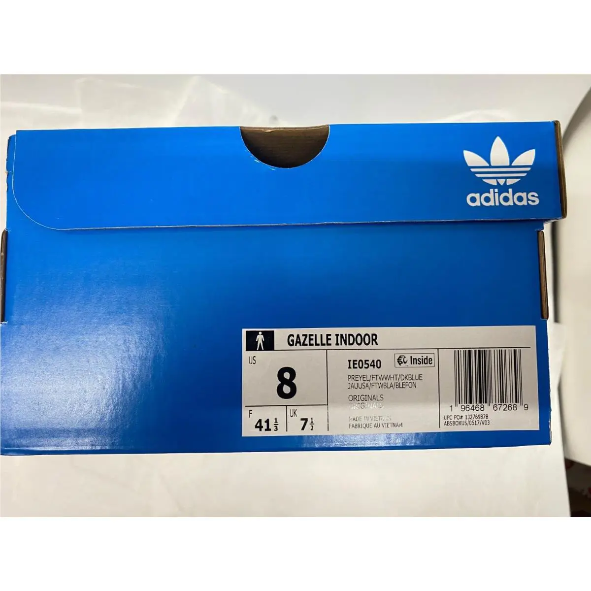 Adidas shoes - adidas Gazelle Indoor - Gazelle Indoor - IE0540 - Yellow (UPC: 0196468672795) 3