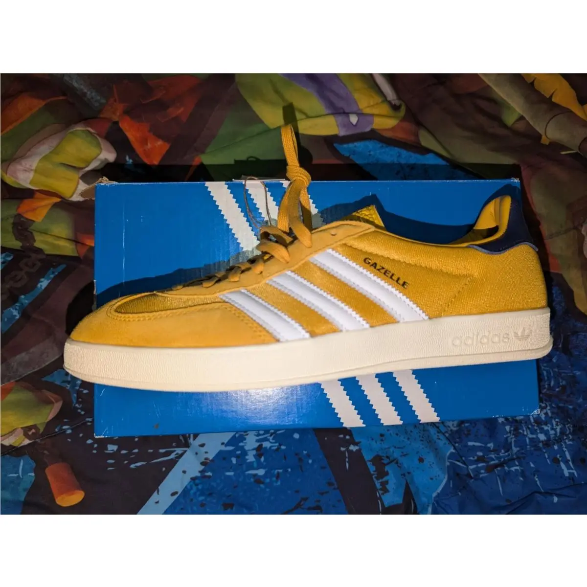 Adidas shoes - adidas Gazelle Indoor - Gazelle Indoor - IE0540 - Yellow (UPC: 0196468672795) 1