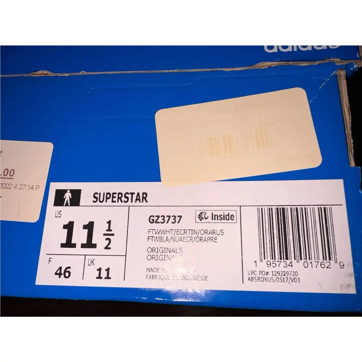 Adidas shoes - adidas Superstar - Superstar - GZ3737 - White (UPC: 0195734017629) 8