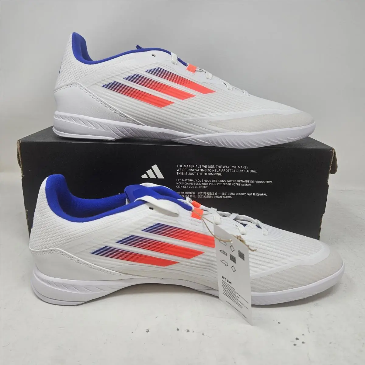 Adidas shoes - adidas F50 League Indoor Soccer - IF1395 - White (UPC: 196478608487) 0