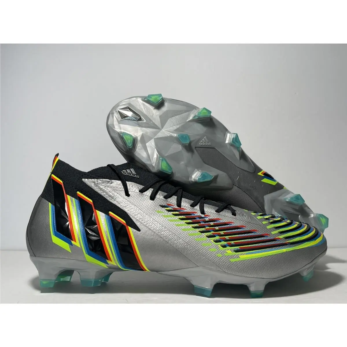 Men`s Predator Edge+ Firm Ground Soccer Cleat HR1573 Men Size 8.5 US by Adidas