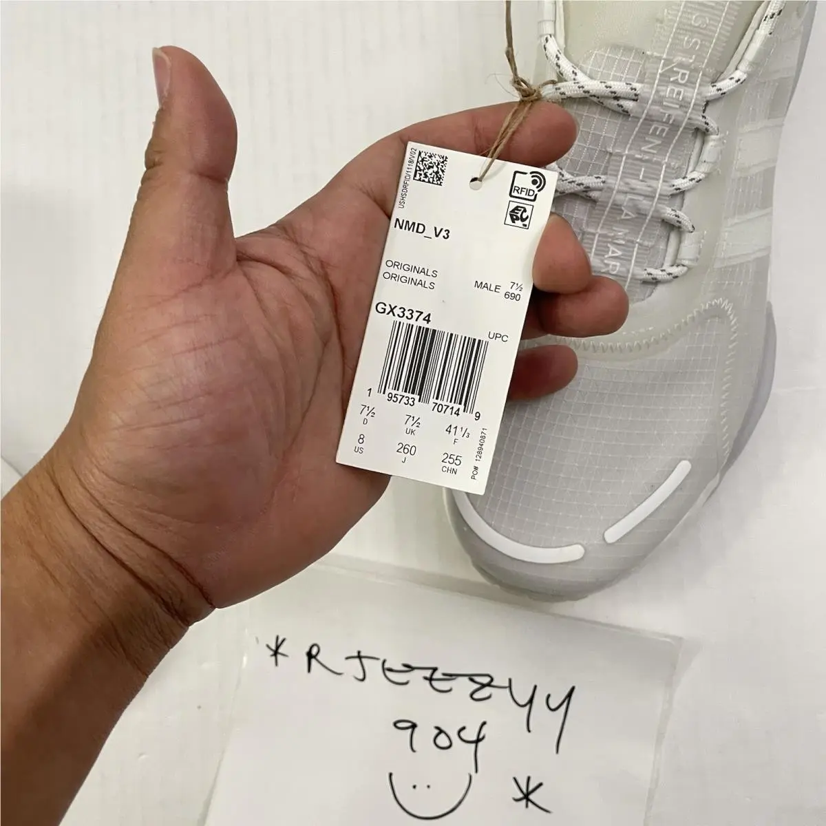 Adidas shoes - adidas NMD V3 - NMD - GX3374 - White 12